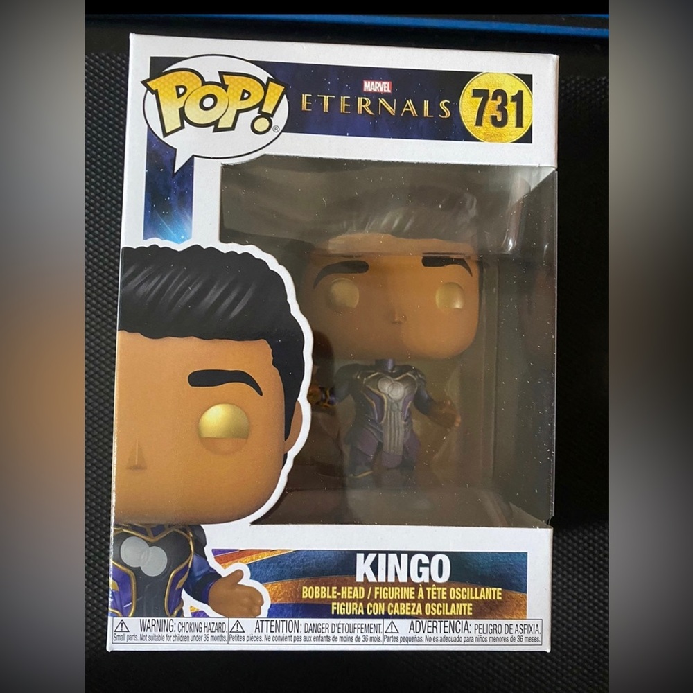 MARVEL Kingo ETERNALS Funko Pop #731 + Protector
